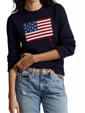 Polo Ralph Lauren American Flag Sweater Size: XXL